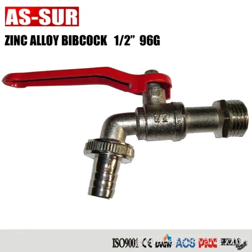 Zinc Tap Handle Zinc Alloy Brass Bibcock Taps for Water Use Manufactory